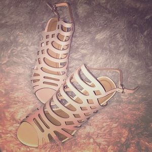 Charlotte Russe Nude Heels 10W